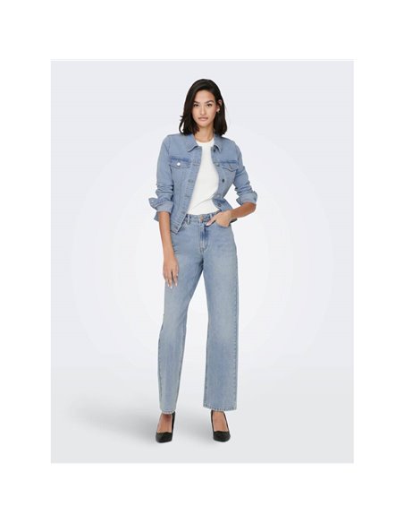 CAZADORA DENIM JDYREMI Light Blue/Azul Claro