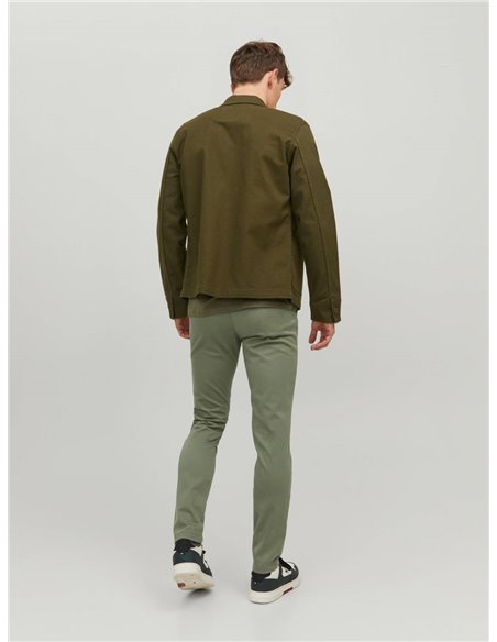 PANTALONES CHINOS JPSTMARCO JJBOWIE Deep Lichen Green/Verde