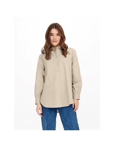 CAMISA BÁSICA onlNORA Nomad/BeigeTostado