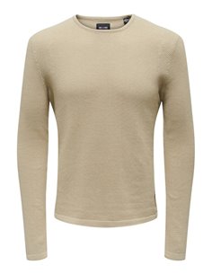 JERSEY DE PUNTO ONSPANTER Silver Lining/Beige