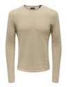 JERSEY DE PUNTO ONSPANTER Silver Lining/Beige