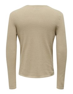 JERSEY DE PUNTO ONSPANTER Silver Lining/Beige 2