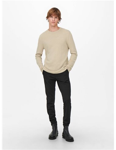 JERSEY DE PUNTO ONSPANTER Silver Lining/Beige