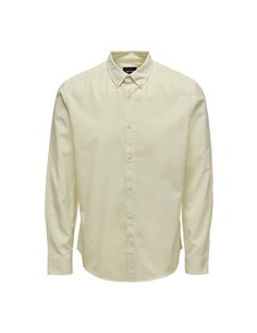 CAMISA DE LYOCELL ONSTY Cloud Dancer/Crudo