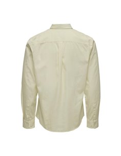 CAMISA DE LYOCELL ONSTY Cloud Dancer/Crudo 2