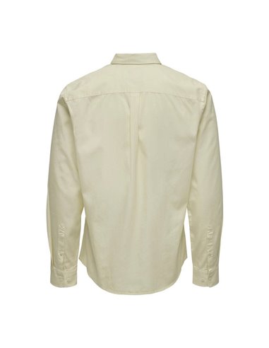 CAMISA DE LYOCELL ONSTY Cloud Dancer/Crudo