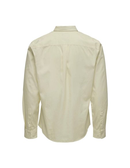 CAMISA DE LYOCELL ONSTY Cloud Dancer/Crudo