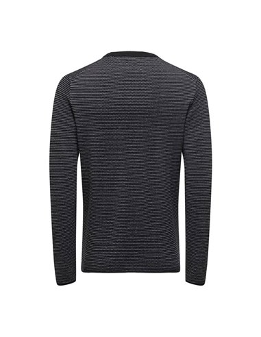 JERSEY DE PUNTO ONSNIGUEL 12 STRIPE Black/Negro