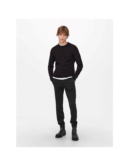 JERSEY DE PUNTO ONSNIGUEL 12 STRIPE Black/Negro