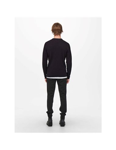 JERSEY DE PUNTO ONSNIGUEL 12 STRIPE Black/Negro