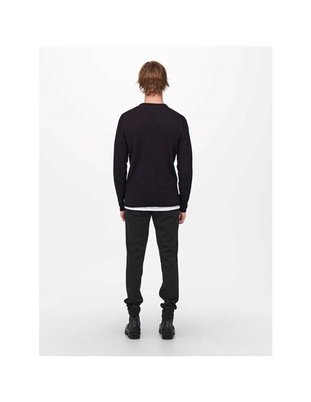 JERSEY DE PUNTO ONSNIGUEL 12 STRIPE Black/Negro