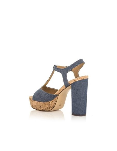 SANDALIA DE TACÓN DENIM MARIAMARE