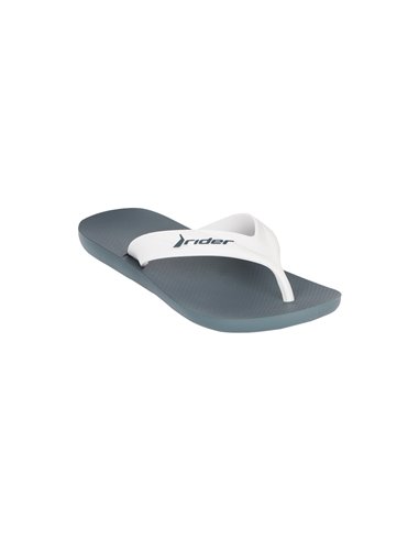 STRIKE chanclas de dedo planas azul y blanco