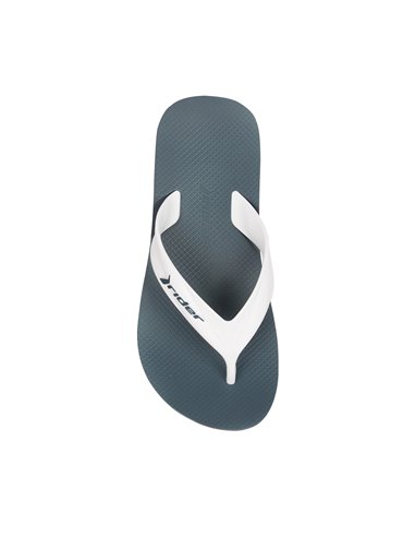 STRIKE chanclas de dedo planas azul y blanco