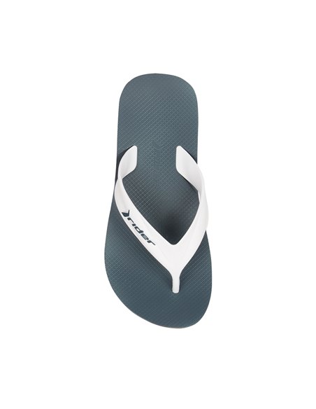 STRIKE chanclas de dedo planas azul y blanco