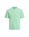 POLO CUELLO MAO JPRBLASAINZ Green Ash/Verde Manzana