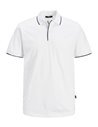 POLO BÁSICO JPRBLAPORTER STRIPE White/Blanco