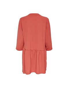 VESTIDO DE CORTE HOLGADO CORAL 2