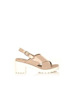 SANDALIAS DE TACÓN DELIA PATENT MAQUILLAJE MUSTANG
