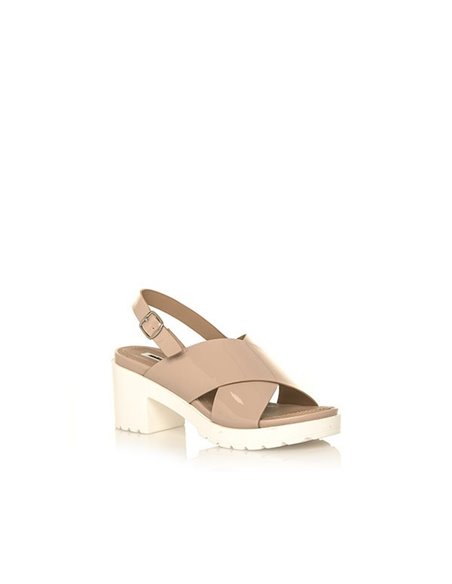 SANDALIAS DE TACÓN DELIA PATENT MAQUILLAJE MUSTANG