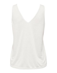 TOP ESCOTE PICO JDYFAUSTINA Cloud Dancer/Blanco 2