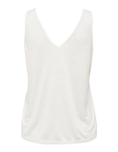 TOP ESCOTE PICO JDYFAUSTINA Cloud Dancer/Blanco