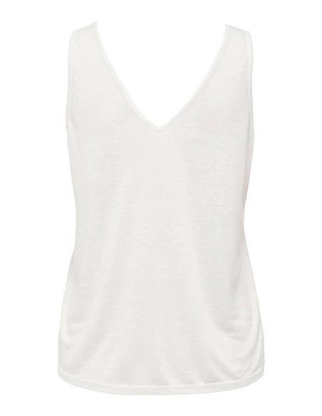 TOP ESCOTE PICO JDYFAUSTINA Cloud Dancer/Blanco