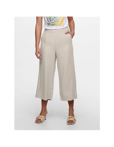 PANTALÓN CULOTTE onlCARISA-MAGO Moonbeam/Beige