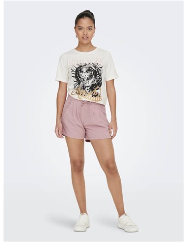 PANTALÓN CORTO JDYNEW CATIA Shadows Mauve/Lila