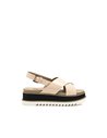 SANDALIAS CON HEBILLA LISETTE PATENT NUDE MUSTANG