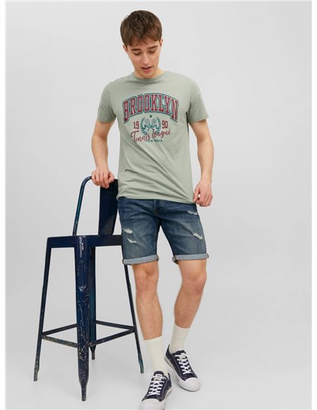 BERMUDAS DENIM JJIRICK ORIGINAL AM 120 Blue/Azul