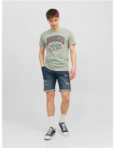 BERMUDAS DENIM JJIRICK ORIGINAL AM 120 Blue/Azul