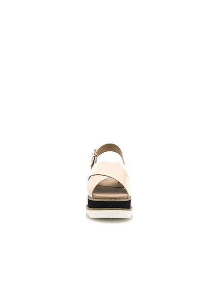 SANDALIAS CON HEBILLA LISETTE PATENT NUDE MUSTANG