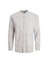 CAMISA DE LINO JJESUMMER Crockery/Beige