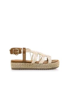SANDALIA DE BLOQUE AMELIE MTNG Macrame Natural