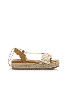 SANDALIA DE BLOQUE AMELIE MTNG Natural/Cuero