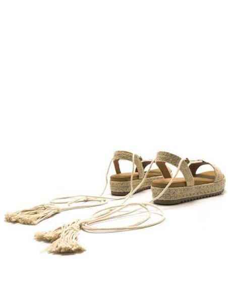 SANDALIA DE BLOQUE AMELIE MTNG JUTE NATURAL