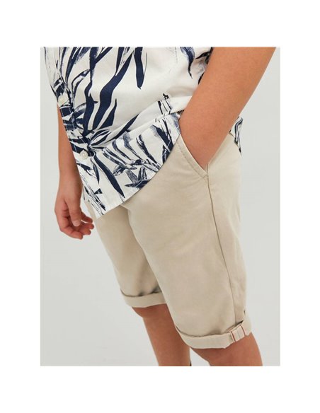 BERMUDAS JUNIOR JPSTBOWIE Oxford Tan/Beige