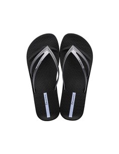 CHANCLA IPANEMA BOSSA SOFT V FEM Black-Silver/Negro-Plata