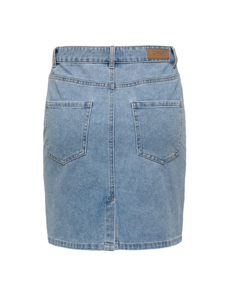 FALDA VAQUERA onlVEGA Light Blue/Azul Claro