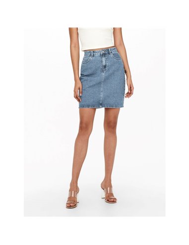 FALDA VAQUERA onlVEGA Light Blue/Azul Claro