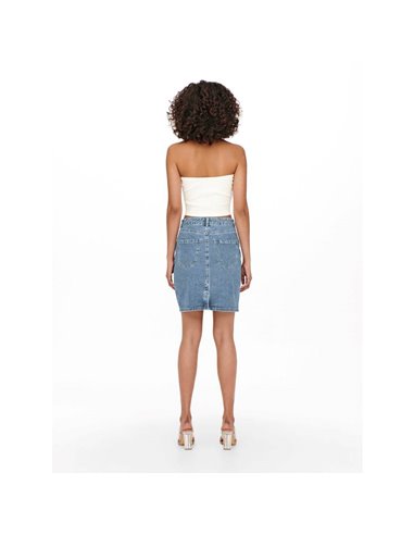FALDA VAQUERA onlVEGA Light Blue/Azul Claro