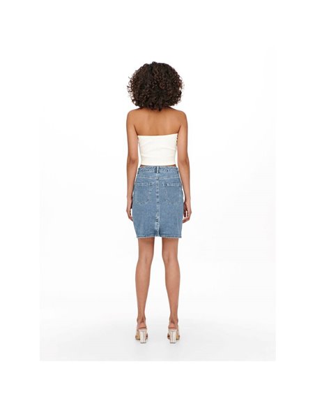 FALDA VAQUERA onlVEGA Light Blue/Azul Claro