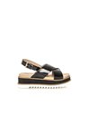 SANDALIAS CON HEBILLA LISETTE PATENT NEGRO MUSTANG