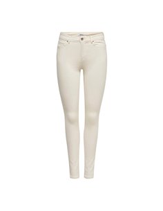 PANTALÓN SKINNI onlWAUW BJ019 Ecru/Crudo
