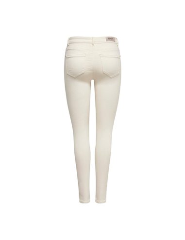 PANTALÓN SKINNI onlWAUW BJ019 Ecru/Crudo