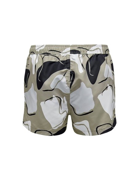 BAÑADOR ONSTODD ABSTRACT Vintage Khaki/Kaki