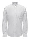 CAMISA OXFORD ONSALVARO White/Blanco