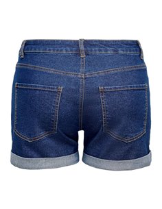 SHORTS DENIM JDYPOLLI ROMA Dark Blue/Azul Oscuro 2