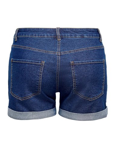 SHORTS DENIM JDYPOLLI ROMA Dark Blue/Azul Oscuro